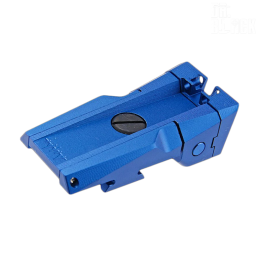 Dr.Black - Mire arrière avec fibres fluorescentes pour Hi-capa 5.1, bleu