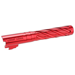 Dr.Black - Outer Barrel "SPIRAL STORM" pour HI-CAPA 5.1, rouge