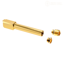 NINE BALL by LAYLAX - Outer Barrel "NON-RECOIL", 2 WAY, Gold, G19 Gen.3