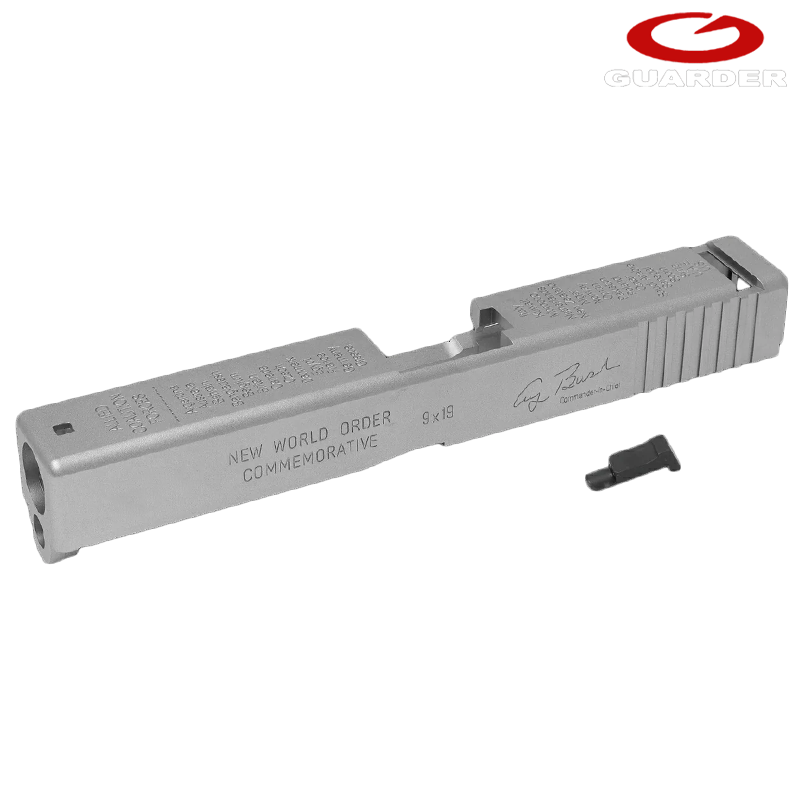 Guarder - Culasse aluminium chromé, Version Desert Storm UD000 pour G17 TM - GLK-27(A)SV Guarder - Culasse aluminium chromé, Version Desert Storm UD000 pour G17 TM - GLK-27(A)SV