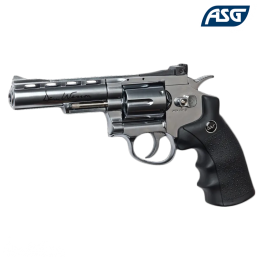 ASG - Réplique revolver Dan Wesson™ 4" chromé, high power Co2 - 16181