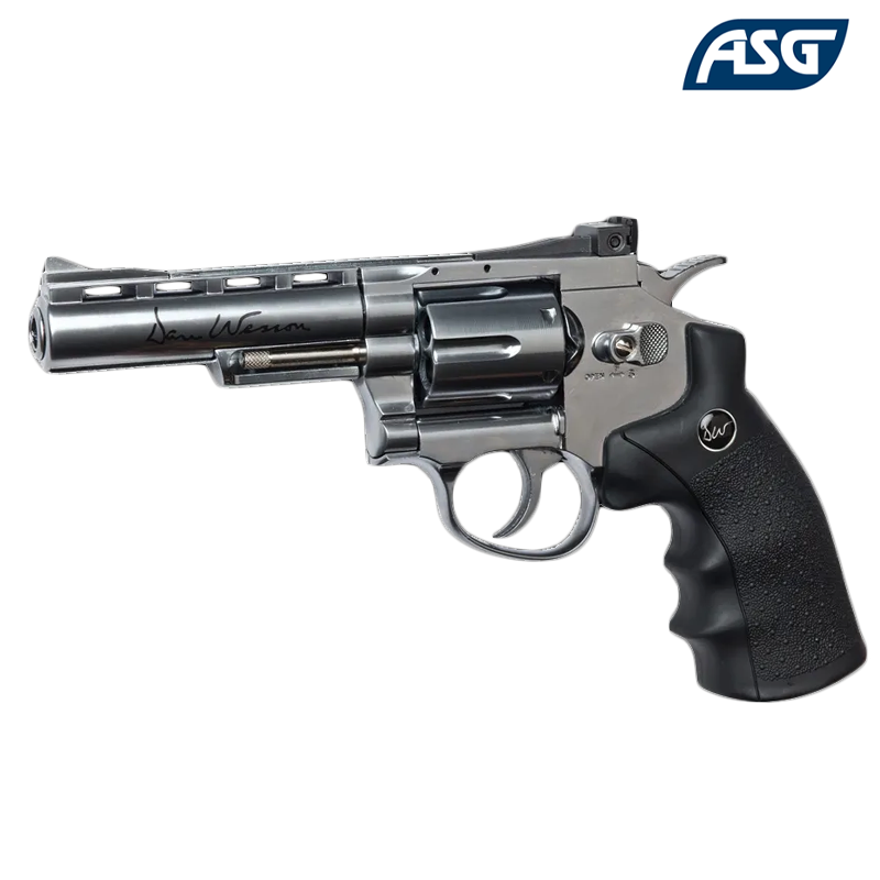 ASG - Réplique revolver Dan Wesson™ 4" chromé, high power Co2 - 16181 ASG - Réplique revolver Dan Wesson™ 4" chromé, high power Co2 - 16181