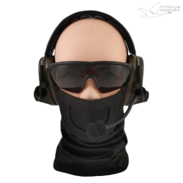 Cygnus Armory - Tour de cou Stalker, Face Warrior Gen2, noir