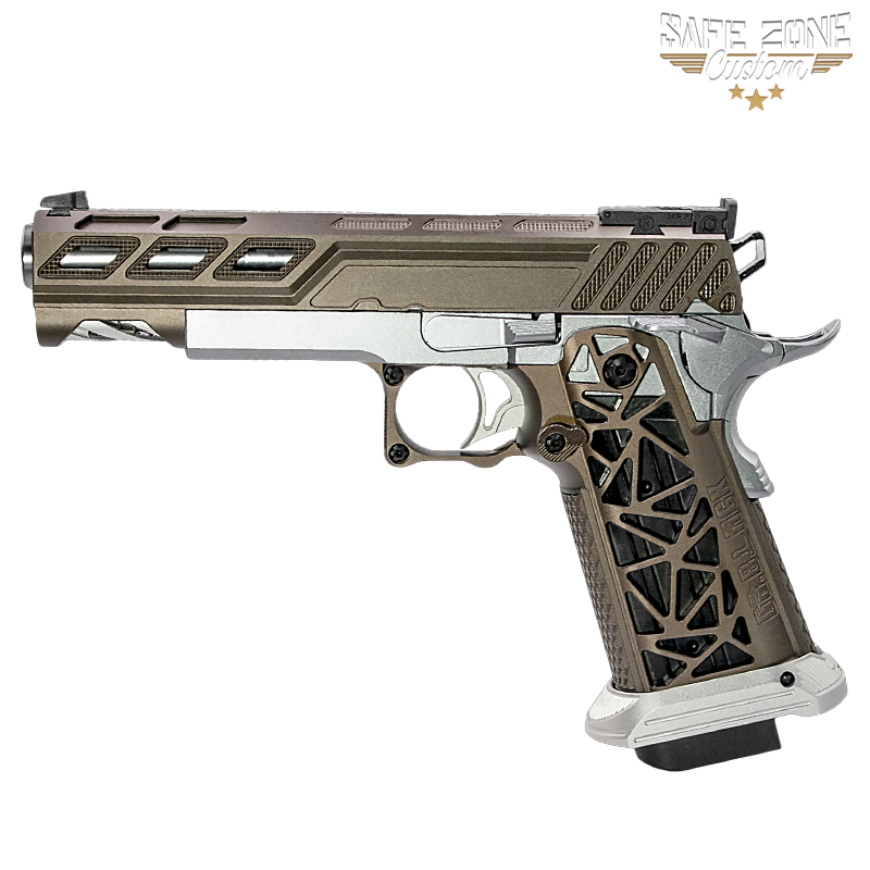 Safe Zone Custom - Réplique Hi-capa 5.1 Silver Wood