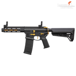 Lancer Tactical - Réplique LT-32 M4 Gen2 M-Lok NSR™, Hellion noir/or, pack complet - NLK9105