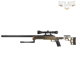Safe Zone Custom - Réplique sniper à ressort SA-S12 Edge™, "MLC-S2", FDE
