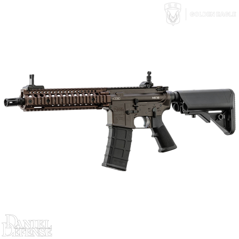 EMG by Golden Eagle - Réplique MK18, Daniel Defense™, Green Gas, blowback, FDE EMG by Golden Eagle - Réplique MK18, Daniel Defense™, Green Gas, blowback, FDE
