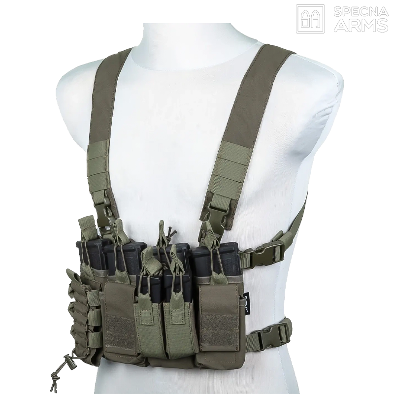 Specna Arms - Tactical chest rig SATAC™, Olive Drab - SPE-18-041871