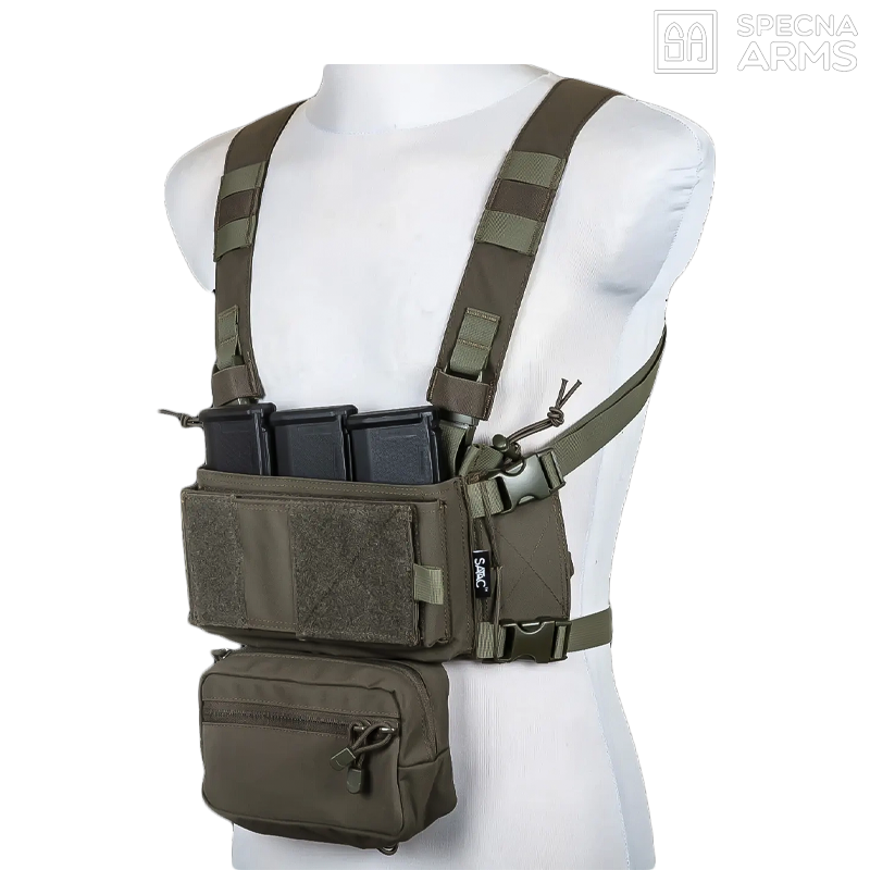 Specna Arms - Tactical adaptive V2 chest rig SATAC™, Olive Drab - SPE-18-041874