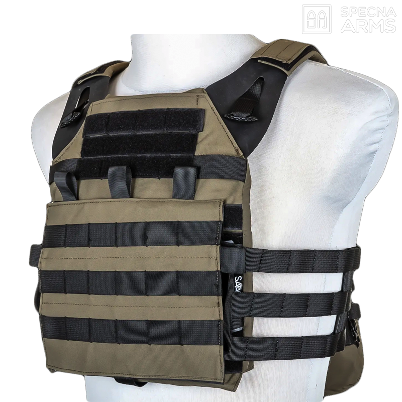 Specna Arms - Plate carrier SATAC™, waistcoat, MOLLE, Ranger Green - SPE-18-042486