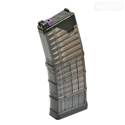 Cyma by EMG - Chargeur Lancer L5 5.56 AWN 30 billes pour CGS, MWS GBBR, Green Gas - LC-MG-0002-BK