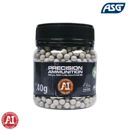 ASG - Bouteille de 1000 billes 0,40g Accuracy™, PLA bio Airsoft - 18413