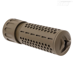 5KU - Silencieux KAC 556 CQB QD (Quick Detach), 14mm CCW, Tan - 5KU-204-T