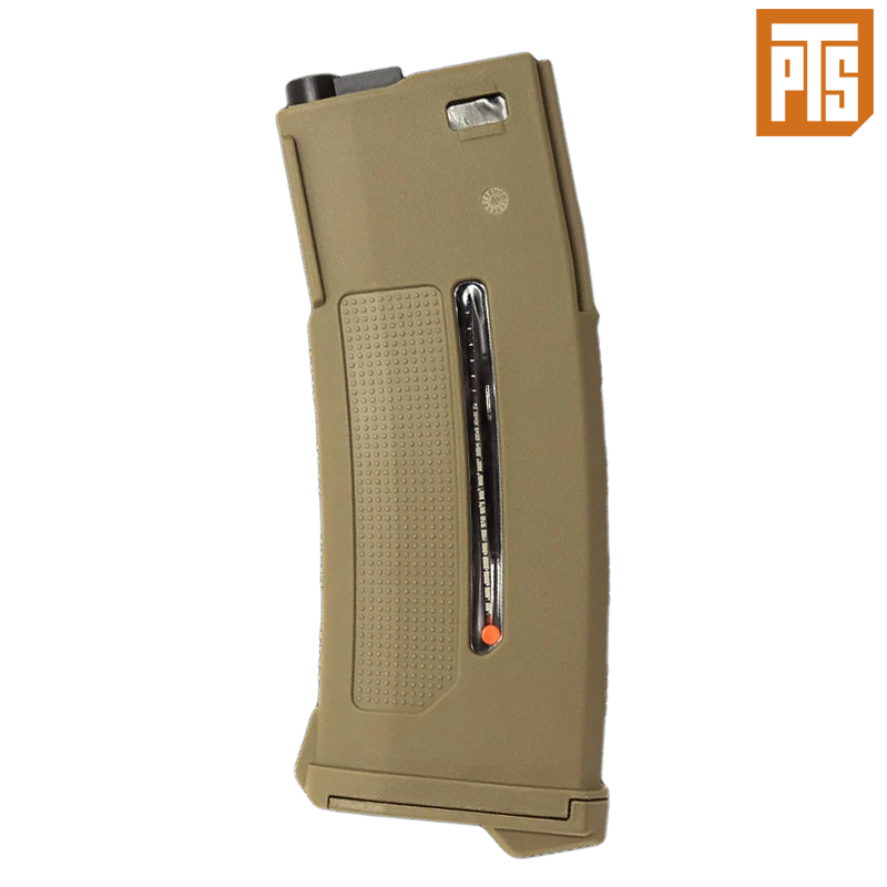 PTS Syndicate - Chargeur EPM1 RX mid-cap 250 billes, M4, SCAR, Dark Earth - PT167450313