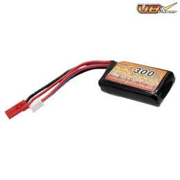 VB Power - Batterie Li-Po 7.4v 300mAh, 35C, JST, HPA