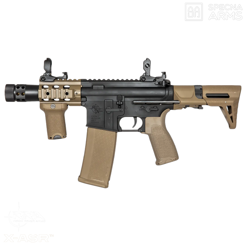 Specna Arms - Réplique SA-E10 PDW, EDGE™ X-ASR™, Rock River Arms™, Half Tan - SPE-01-026716