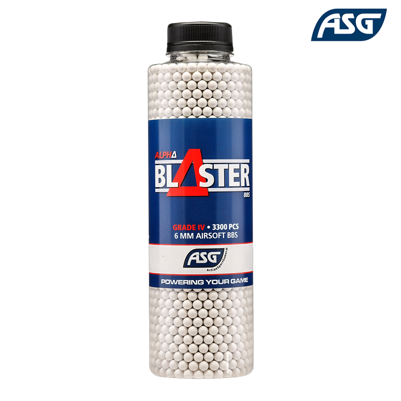 ASG - Bouteille de 3300 billes, 0,20gr, Alpha Blaster™ - 20173