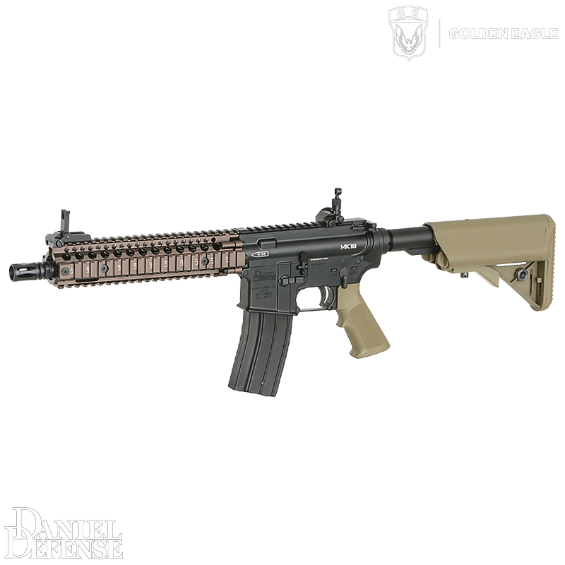 EMG by Golden Eagle - Réplique MK18, Daniel Defense™, Green Gas, blowback, FDE - MC6593MT