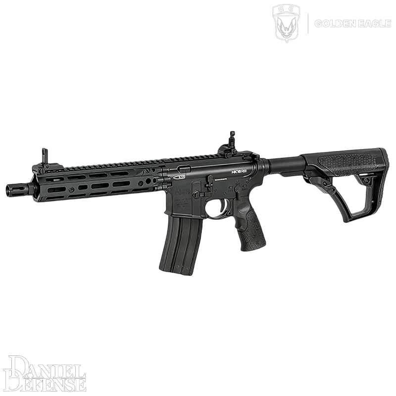 EMG by Golden Eagle - Réplique DDM4 RIS III 10.3", Daniel Defense™, Green Gas, blowback - MC6583M