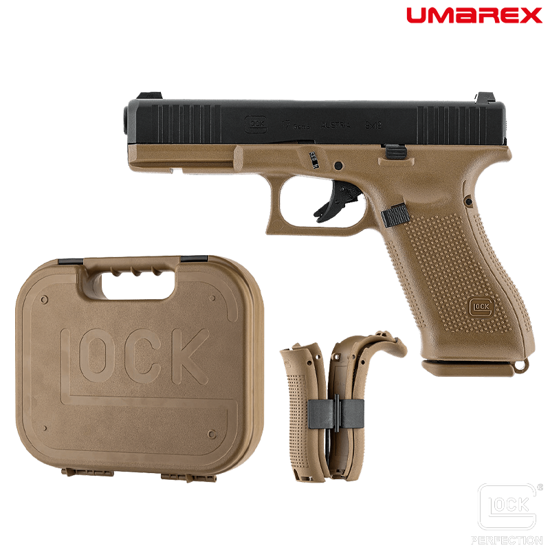 Umarex - Réplique de poing GLOCK™ 17, French Edition, Gen5, Green Gas, Blowback