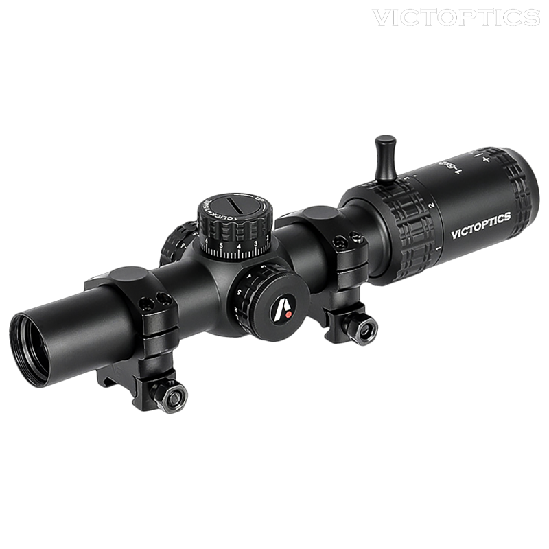 VictOptics by VectorOptics - Lunette de visée S6 1-6x24 avec point rouge et vert - OPSL22
