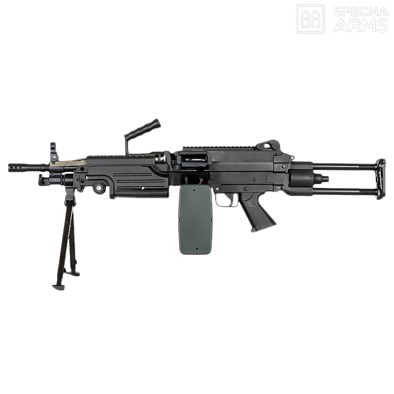 Specna Arms - Réplique LMG SA-249 Para Minimi , M249 Para, CORE™ - SPE-01-028612