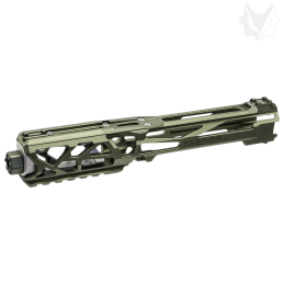CTM.TAC - Upper receiver Fuku-2, SKELETON, pour AAP-01, Army Green/chromé