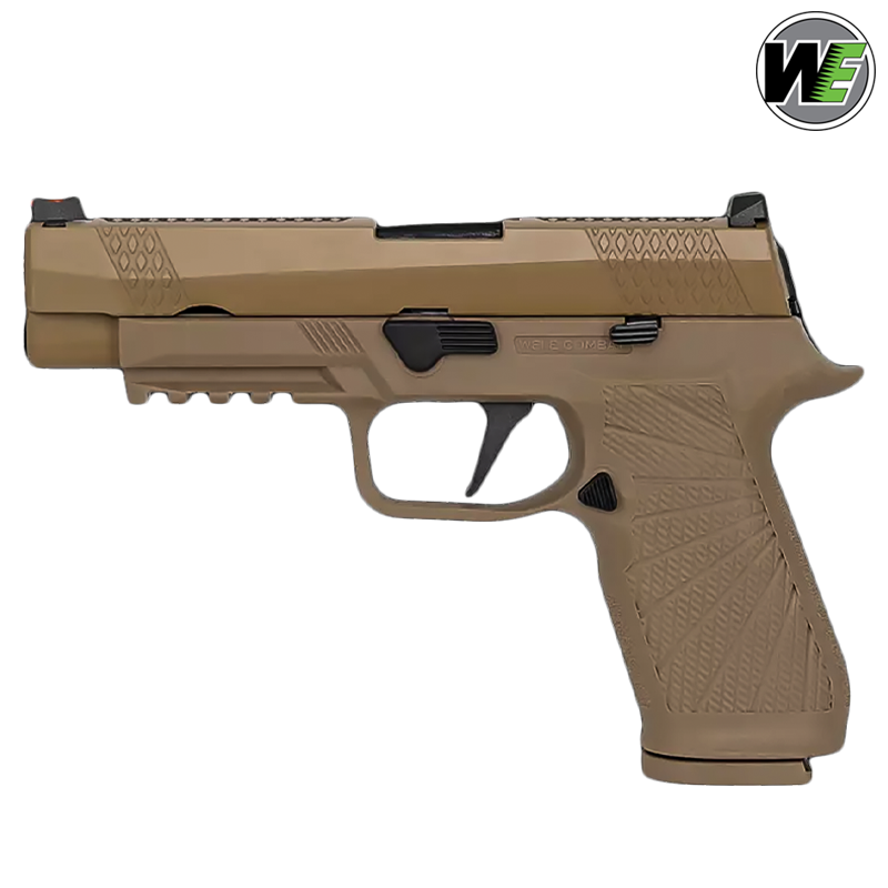 WE - Réplique F17V2, blowback, Green Gas, Tan - WE-F007-TAN