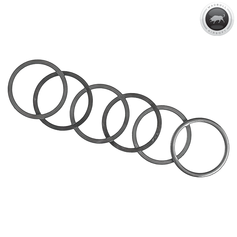 Madbull - Set barrel nut washer Stainless