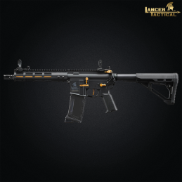 Lancer Tactical - Réplique LT-36 M4 Gen3 M-Lok 9" NSR™, Archon noir/or, mosfet ETU Nebula™ - LK9032