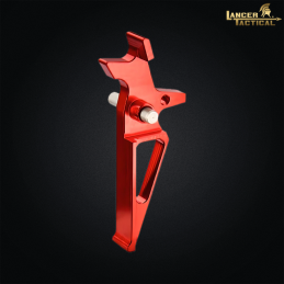 Lancer Tactical - Détente Speed Flat Skeleton rouge pour AEG