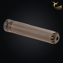 Action Army - Silencieux DDW, 14mm CCW, pour AAP01, Dark Earth - U01-017-2