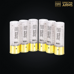 Specna Arms - Pack de 6 cartouches VAPOR™, 30 billes pour fusil à pompe - SPE-05-047918
