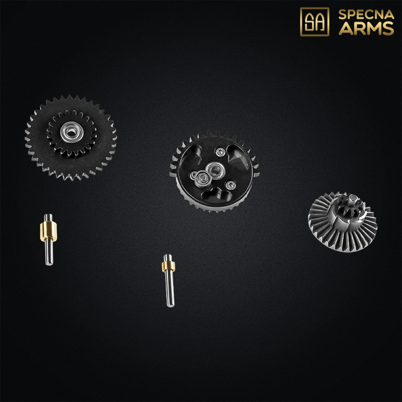 Specna Arms - Set d'engrenages en acier CNC pour AEG CNC 16:1 - SPE-08-023612