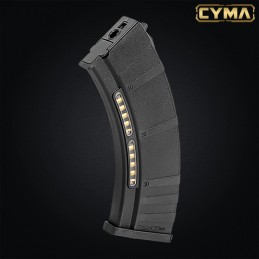 Cyma - Chargeur hi-cap 500 billes en polymères pour CM.103, AK AEG - C.309
