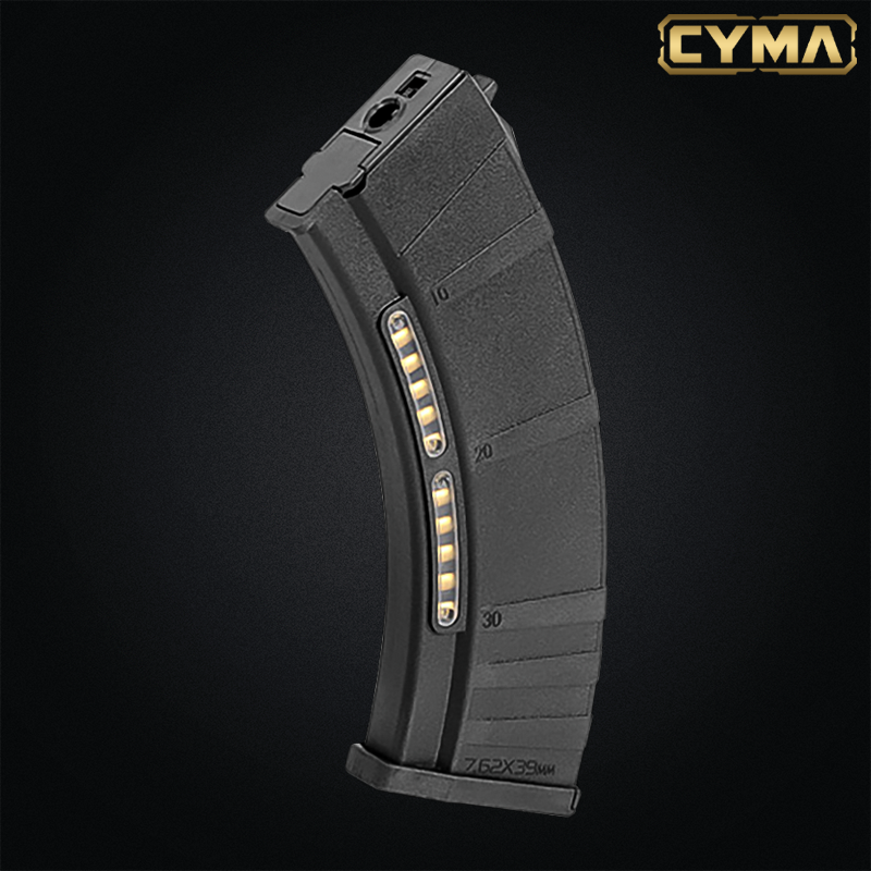 Cyma - Chargeur hi-cap 500 billes en polymères pour CM.103, AK AEG - C.309
