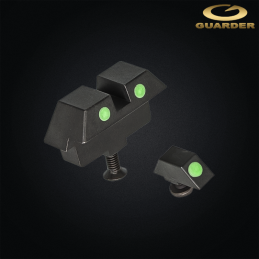 Guarder - Mires fluorescentes pour G17, G26, G22, G34 Gen3 GBB - GLK-41(GREEN)