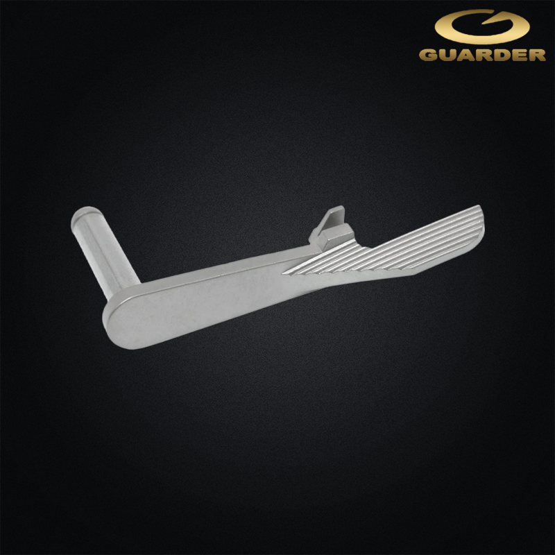 Guarder - Slide stop, Stainless Silver, pour Hi-capa Gold Match, 5.1, 4.3 - CAPA-77(SV)