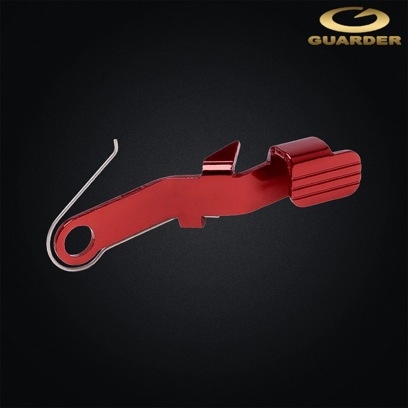 Guarder - Slide stop standard pourG19 Gen3 et G17 Gen4 GBB, rouge - GLK-155(A)RED