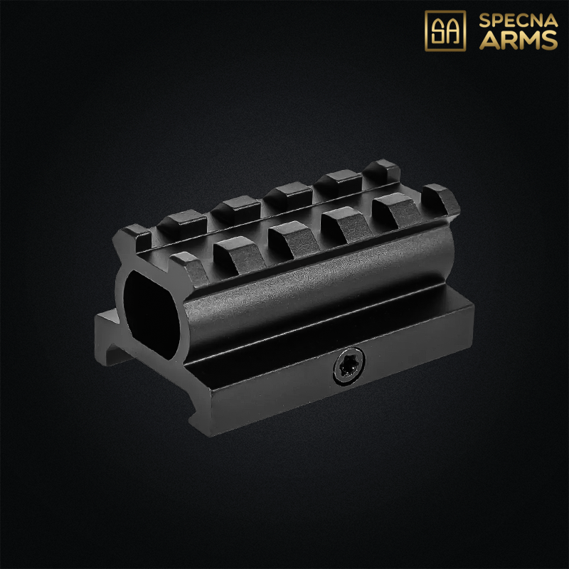 Specna Arms - Réhausse de rail RIS Picatinny CORE™, 19mm, 5 Slots - SPE-10-043904