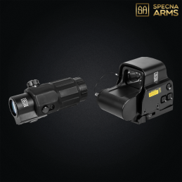 Specna Arms - Viseur point rouge et vert Holo CORE™ avec magnifier 3x22mm - SPE-10-043855