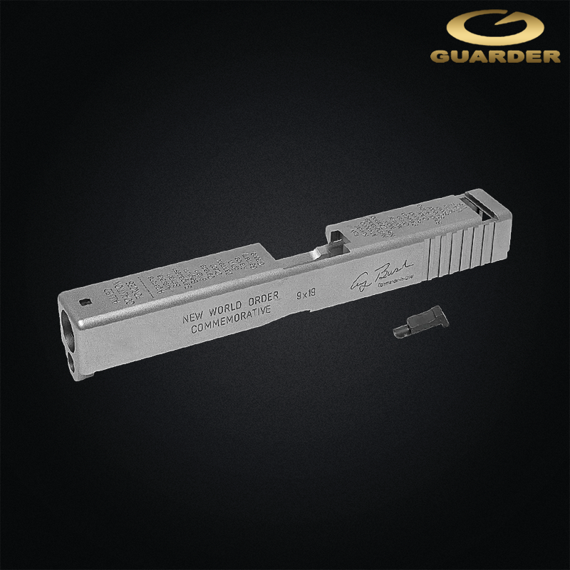 Guarder - Culasse aluminium chromé, Version Desert Storm UD000 pour G17 TM - GLK-27(A)SV