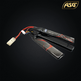 ASG - Batterie LiPo 11,1v 1300mAh 25C, 3 Sticks, Cranestock - 17207