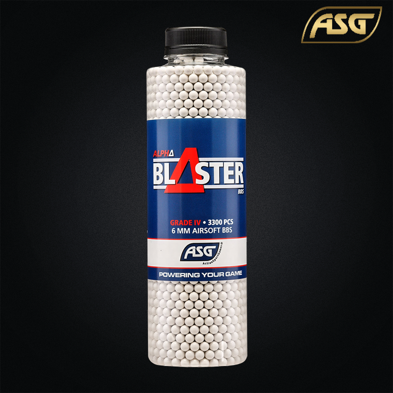 ASG - Bouteille de 3300 billes, 0,25gr, Alpha Blaster™ - 20174