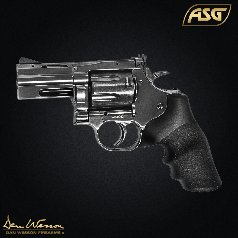 ASG - Réplique revolver Dan Wesson™ 2,5" , Steel Grey, Co2 - 18613