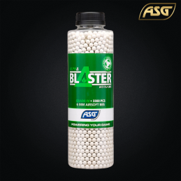ASG - Bouteille de 3300 billes, PLA bio, 0,28gr, Alpha Blaster™ - 20179
