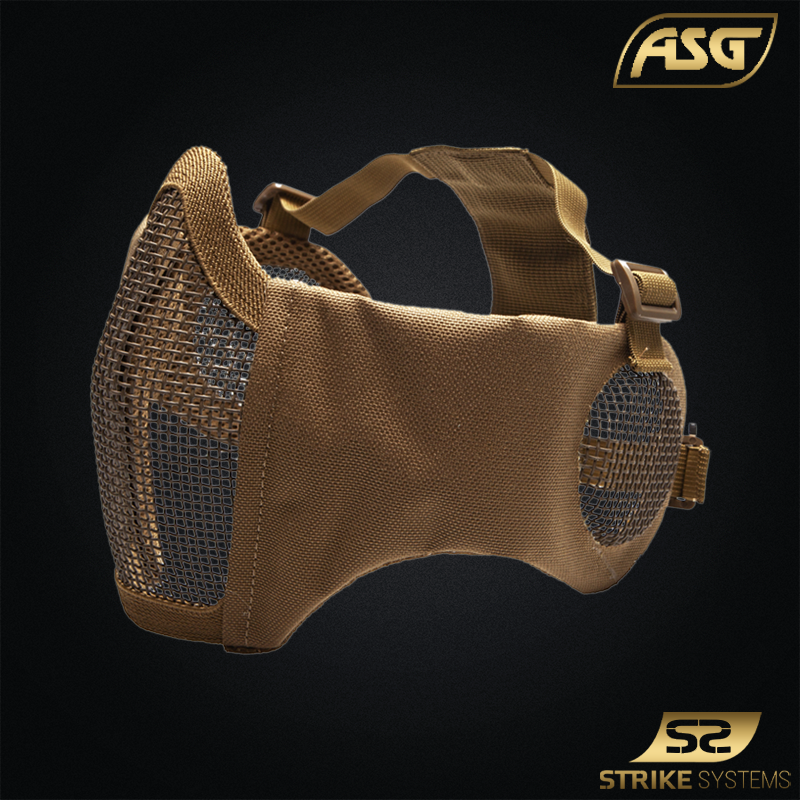 Strike Systems™ by ASG - Masque de protection grillagé Stalker, Tan - 19234