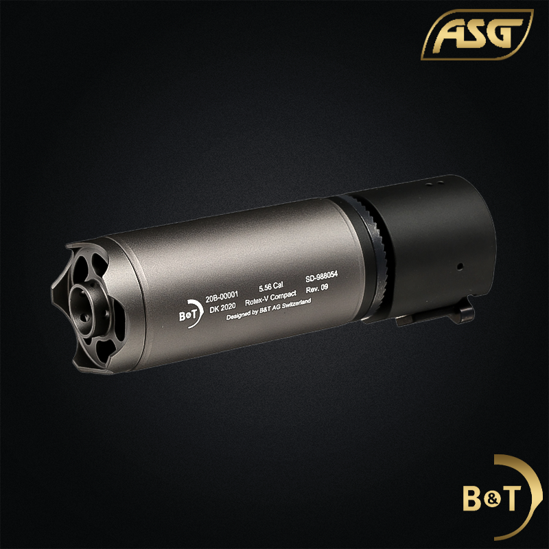 ASG - B&T silencieux Rotex™-V Compact QD (Quick Detach), grey