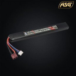 ASG - Batterie LiPo 11,1v 1500mAh 15C, DEAN pour CZ™ Scorpion EVO 3 A1, AK - 19368