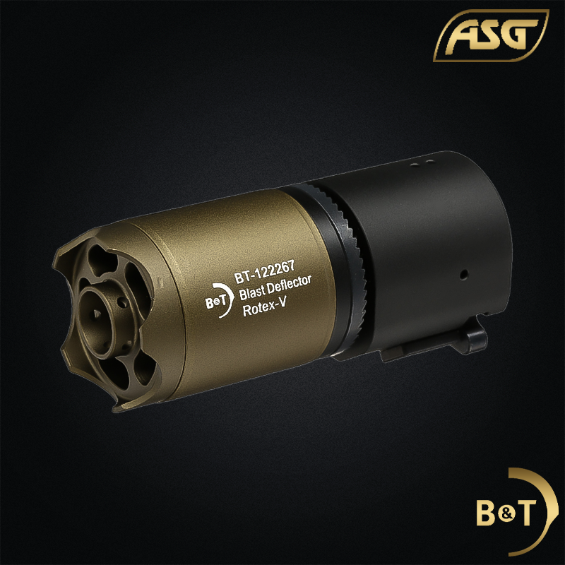 ASG - B&T silencieux Rotex-V Blast Deflector™ Mud QD (Quick Detach) - 19290